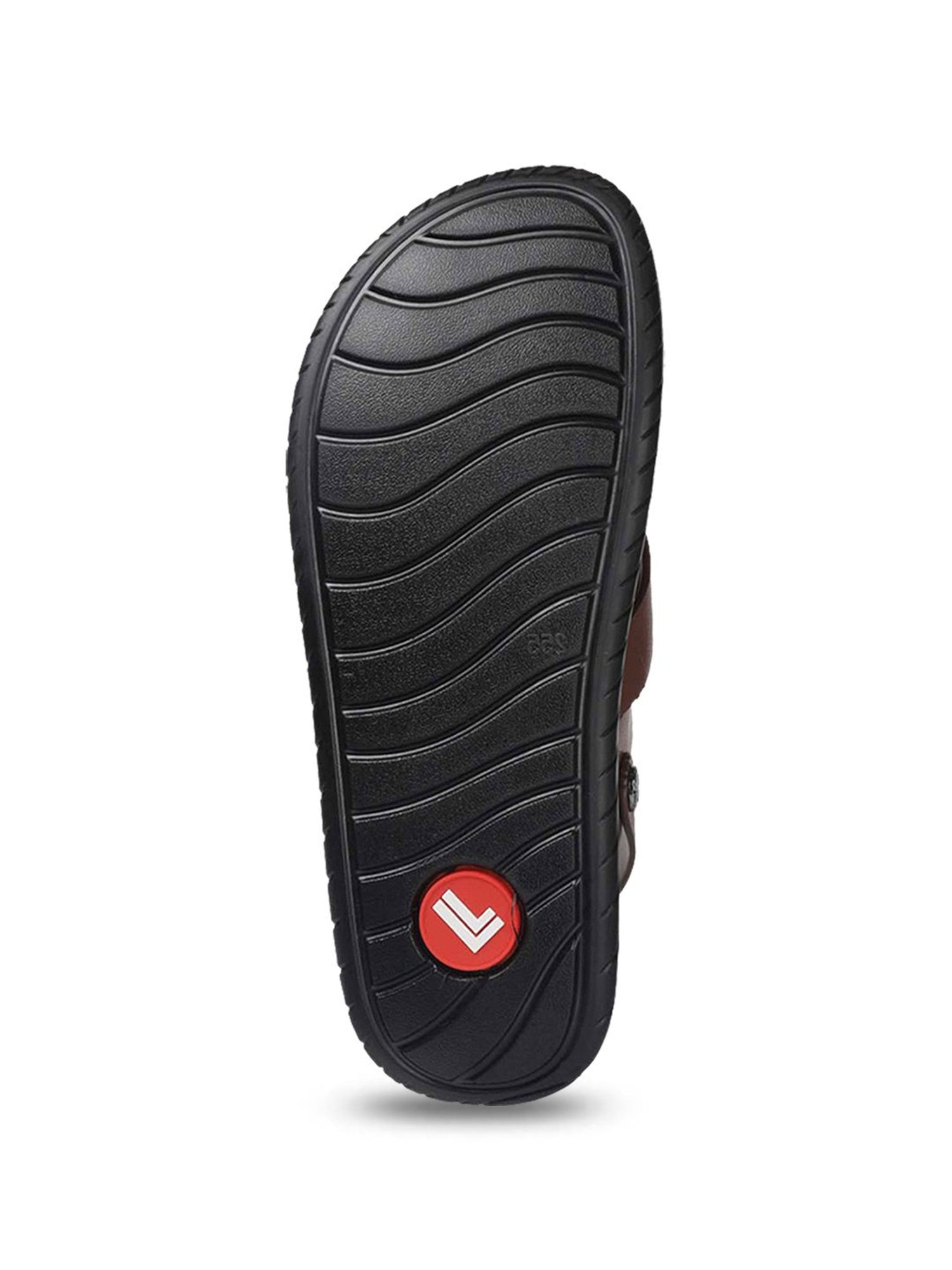 Da Vinchi by Metro Men's Brown Back Strap Sandals