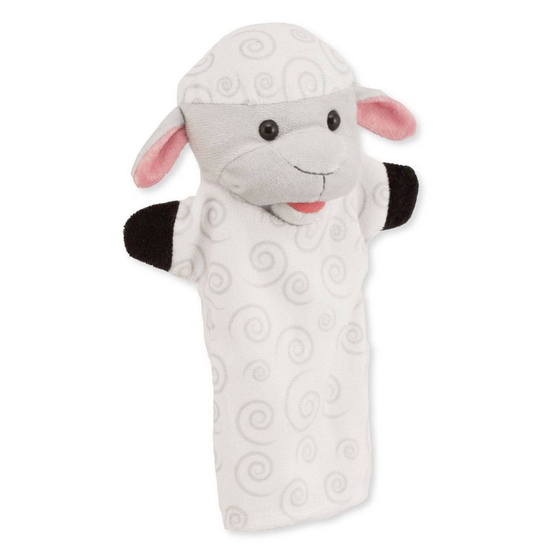 Melissa & Doug Farm Friends Hand Puppets (Set of 4) - Cow, Horse, Sheep, and Pig