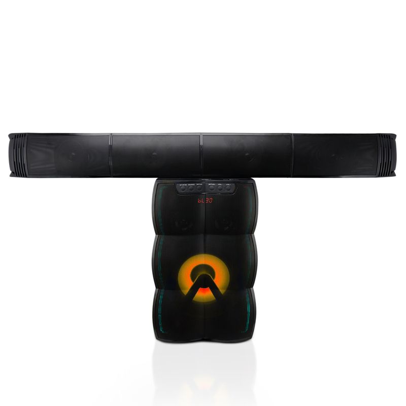 beFree Sound 4.1 Channel Multimedia Wired Speaker Shelf System