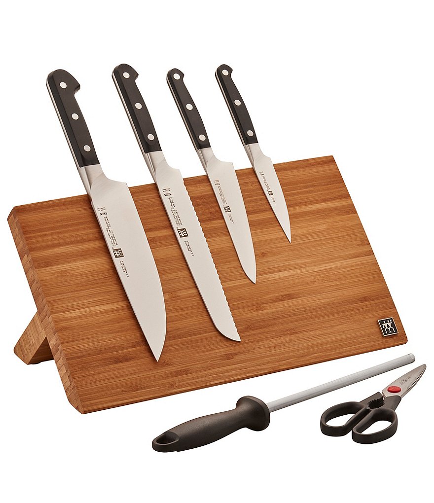 Zwilling J.A. Henckels Pro 7 Piece Knife Set with Magnetic Easel