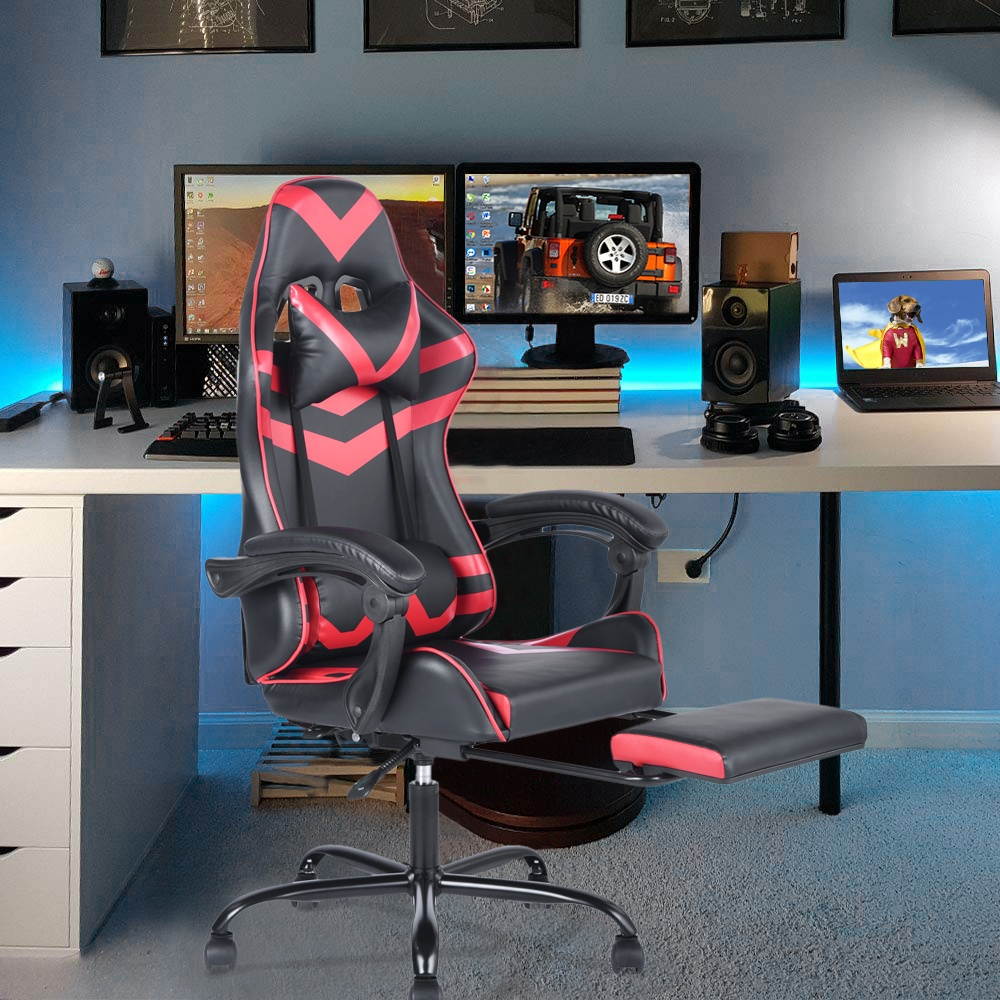 Furniture R Ergonomic High-back Racer Style Gaming Chair