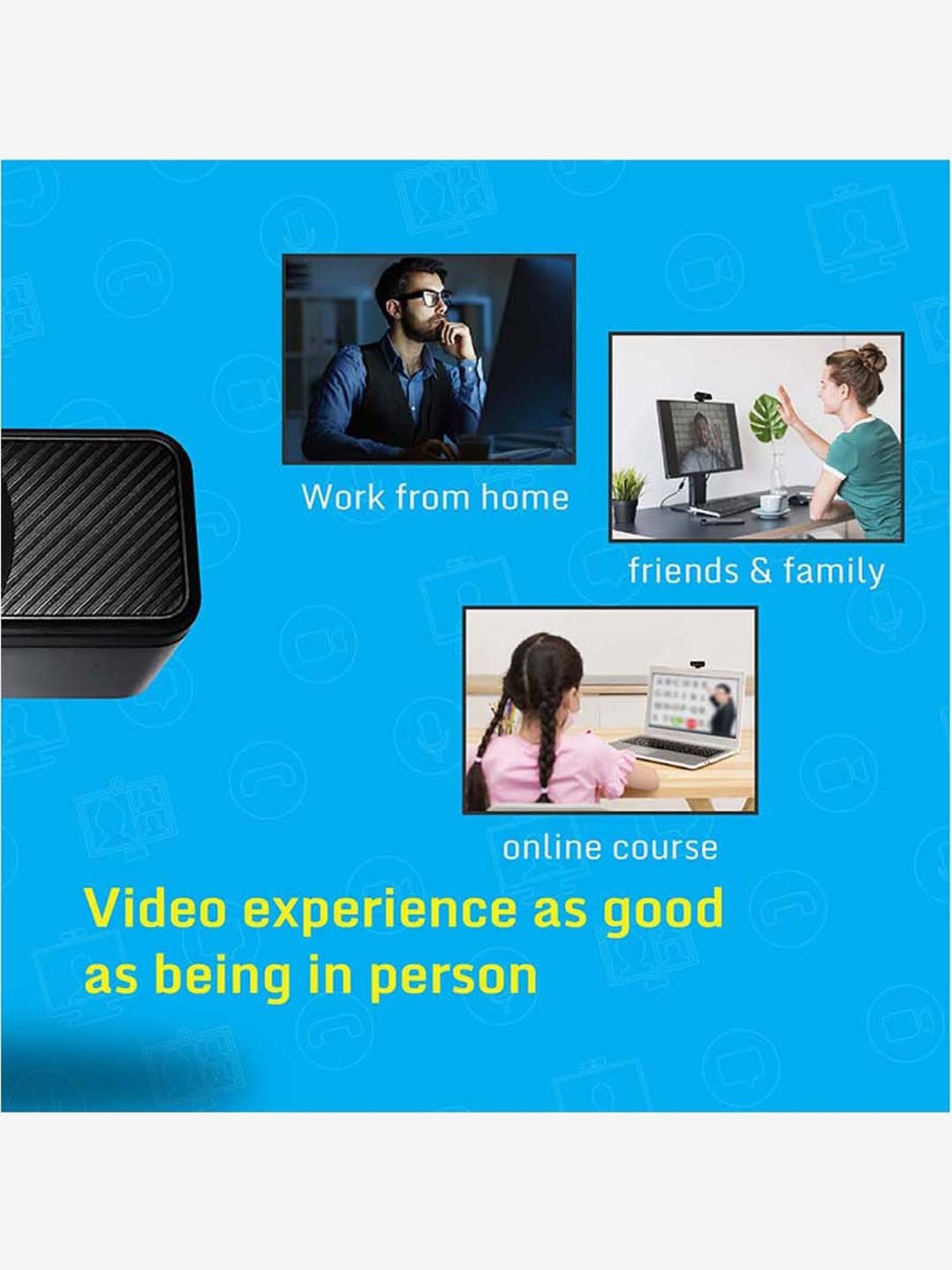 Logitech Conference Cam BCC950 Video Conference Webcam, HD 1080p Camera with Built-In Speakerphone