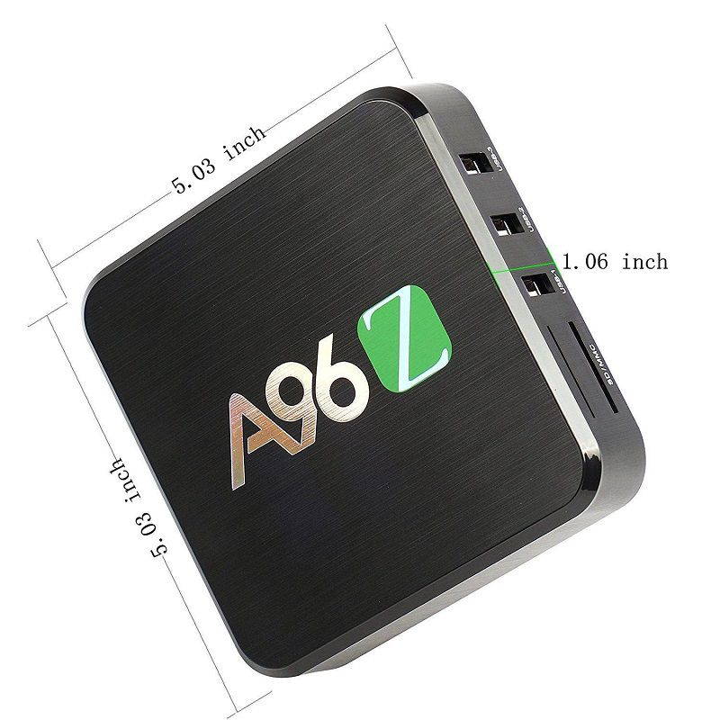 KuWFi A96Z 2GB 16GB Android 6.0 TV BOX Amlogic S905X Quad Core HDMI H.265 4K Dual WIFI Media Player Smart tv box Set Top Box PK X96