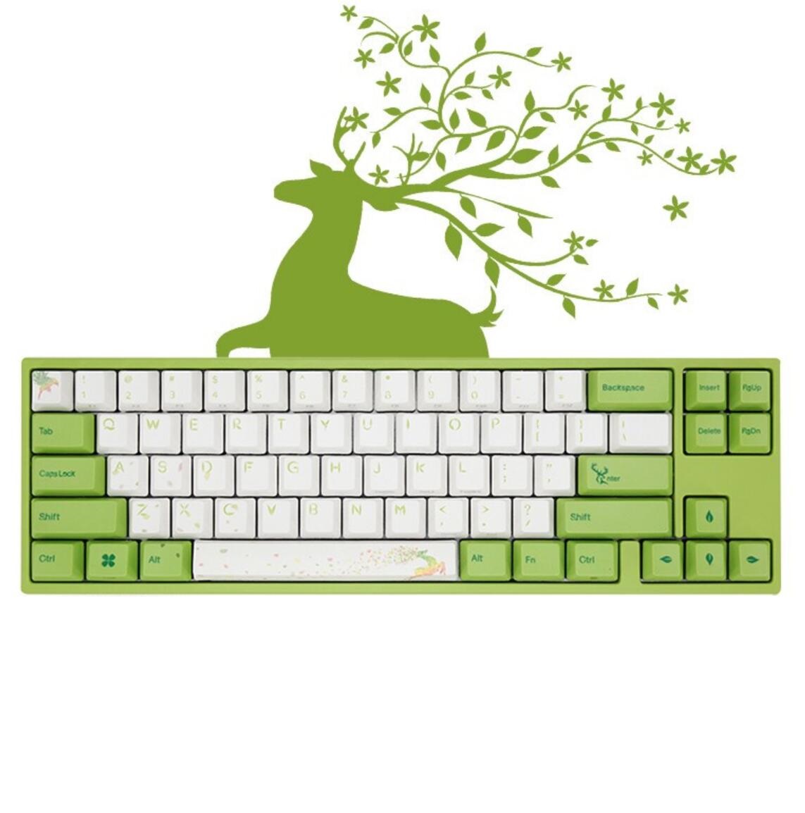 2, 60% Wired/Wireless Mechanical Keyboard (Kailh Box Brown Switch/White Case) - Full Keys Programmable - True RGB Backlit - Tap Arrow Keys - Double Shot PBT Keycaps - NKRO - 1900mAh Battery