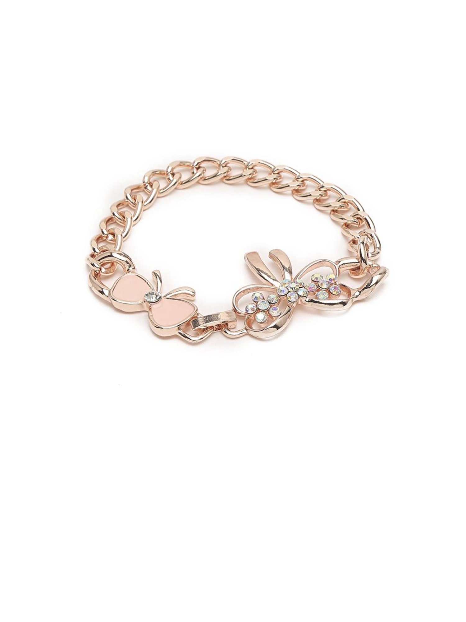 YouBella Gold-Plated Pink Classic Bracelet
