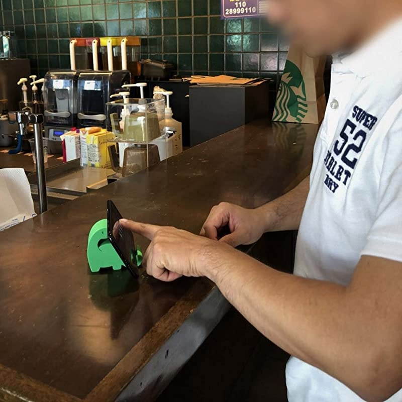 Animal Desk Phone Stand Update Dinosaur Silicone Office Phone Holder Creative Phone Tablet Stand Mounts Size13 X 31 X 28Green