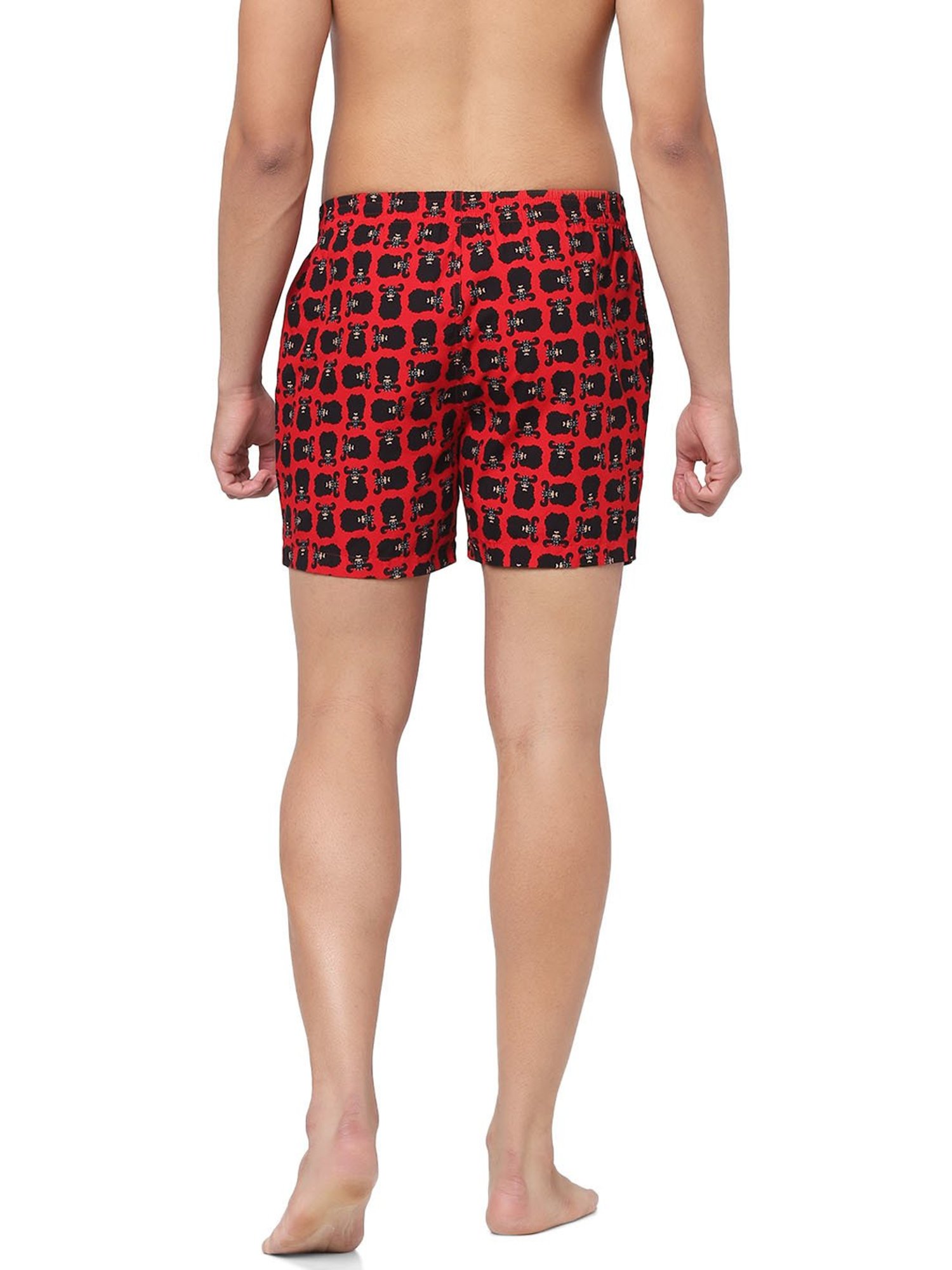Jack & Jones Red Printed Boxers
