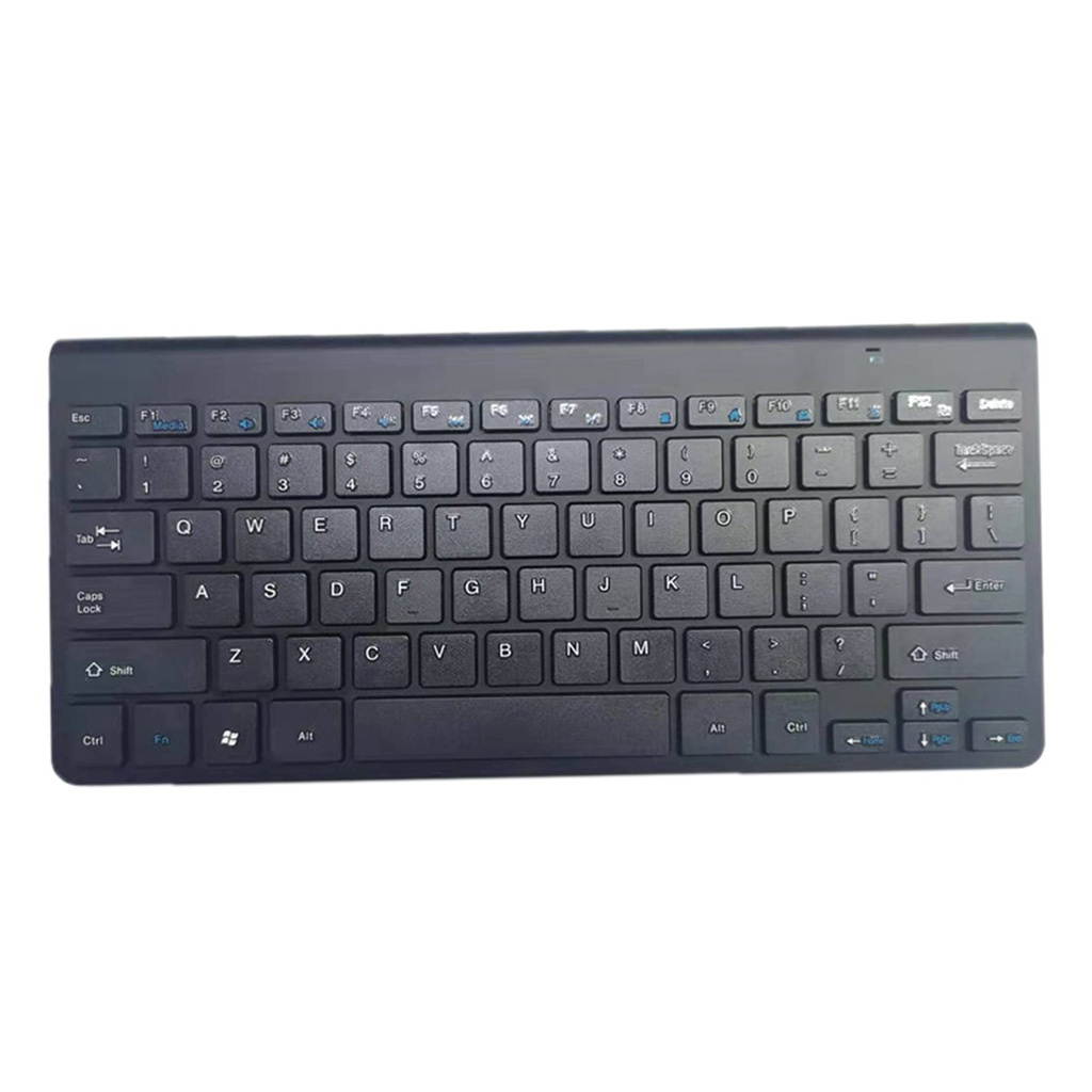 Ultra Slim Wireless Keyboard and Mouse Combo with USB Nano Receiver Black