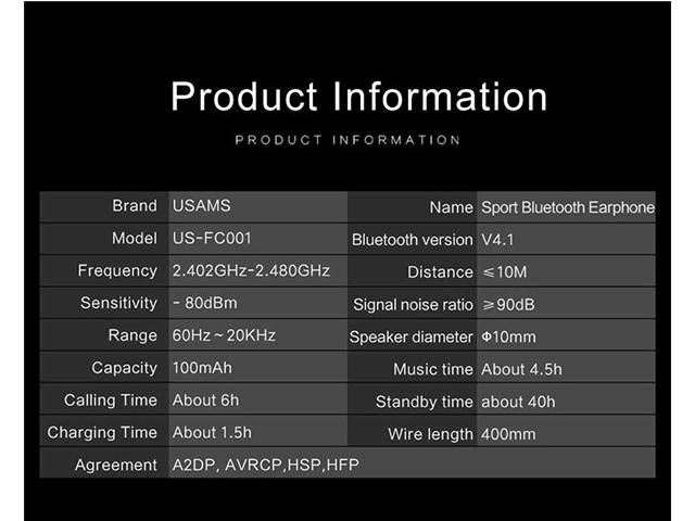 AutofeelSunriseoffice Newest Wireless Headphone Bluetooth Earphone Headphone Neckband Sport Earphone Auriculare CSR For iPhone Samsung Smartphone