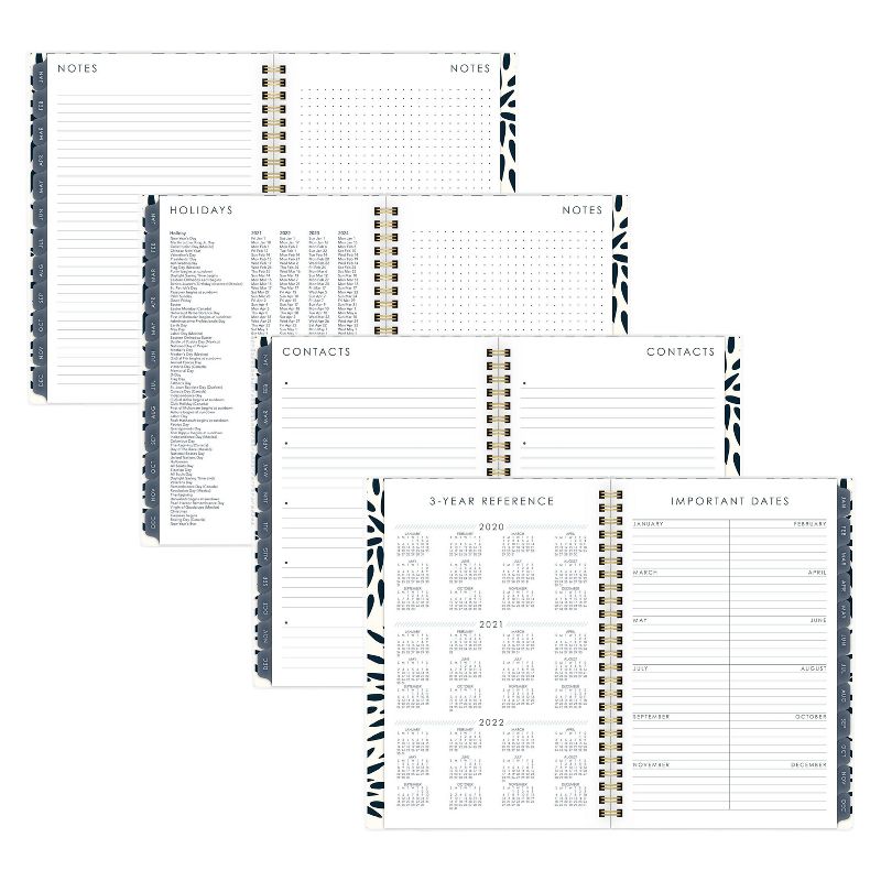 2021 Planner 5.875" x 8.5" CYO Mums The Word Black - Katie Kime