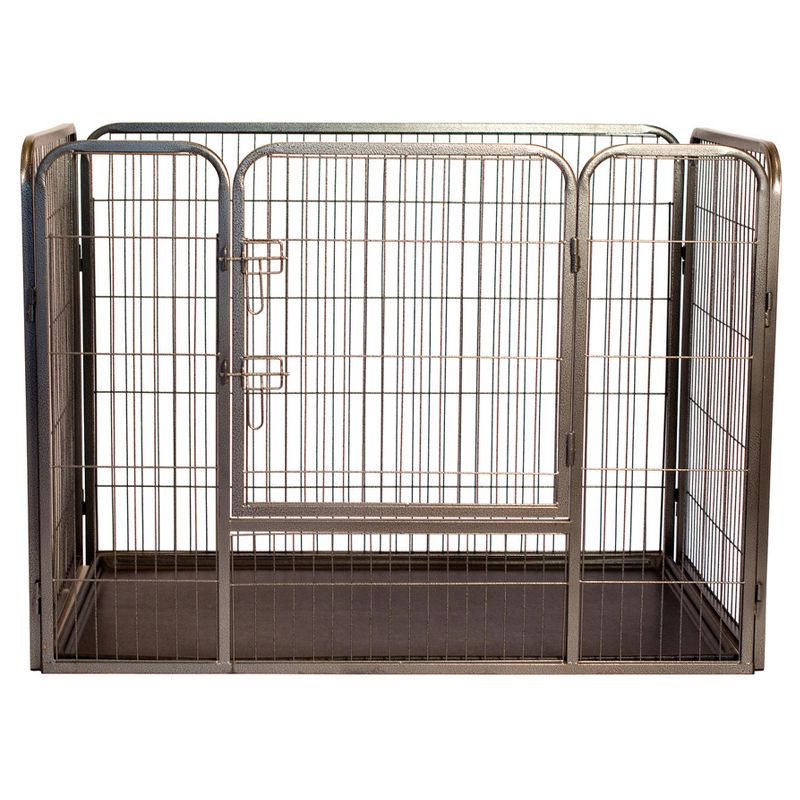 Heavy Duty Rectangle Tube pen Dog Cat Pet Training Kennel Crate - 28" Height