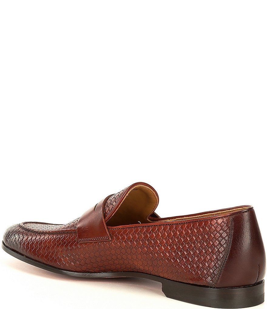 Magnanni Men's Altea Woven Leather Loafers