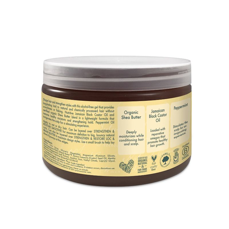 SheaMoisture Jamaican Black Castor Oil Strengthen & Restore Max Hold Gel - 12oz