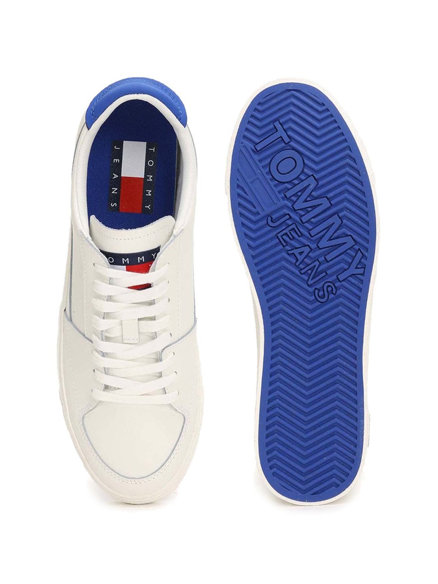 Tommy Hilfiger Men's White Casual Sneakers