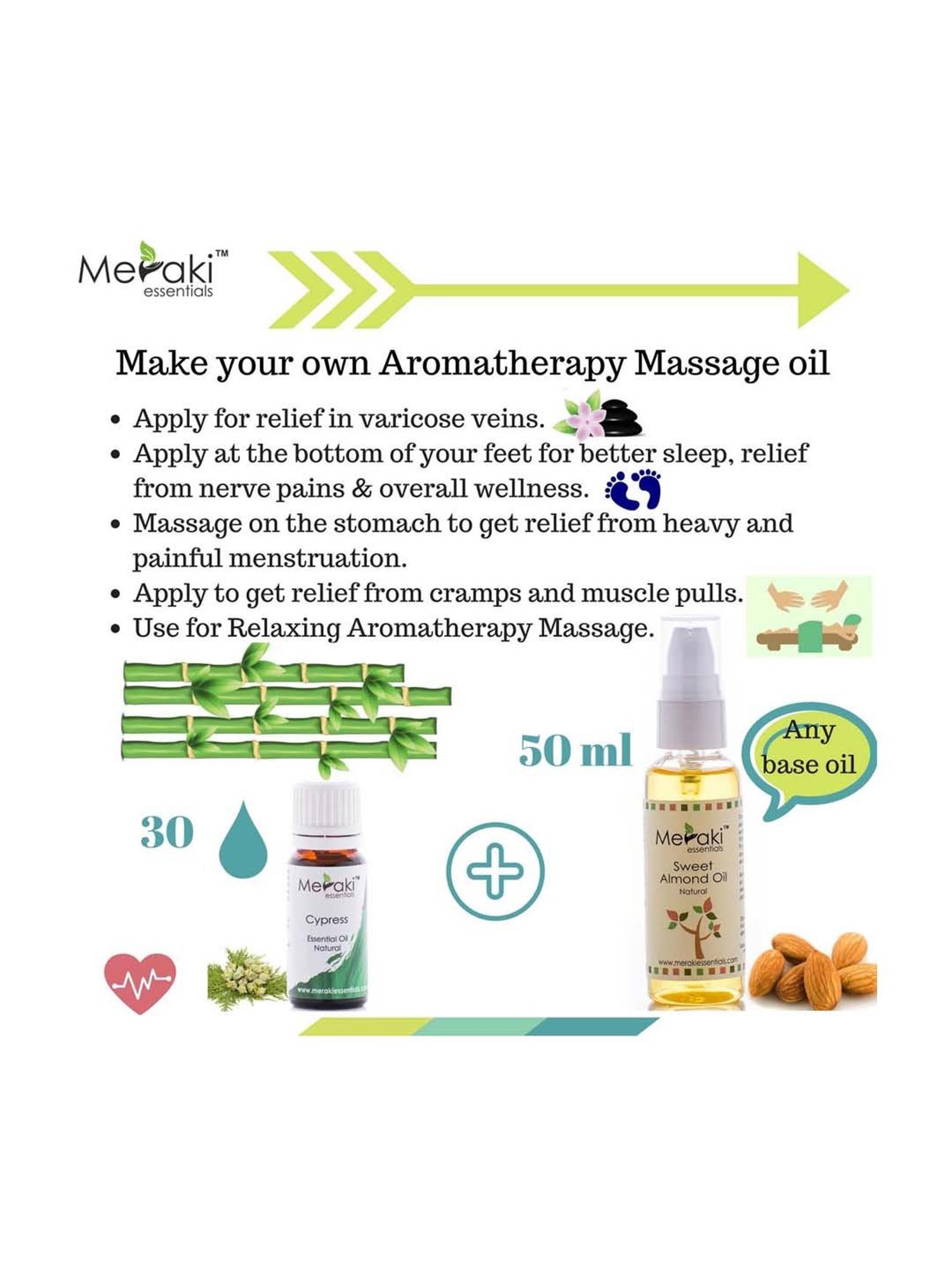 Meraki Essentials Cypress Essential Oil - 10 ml