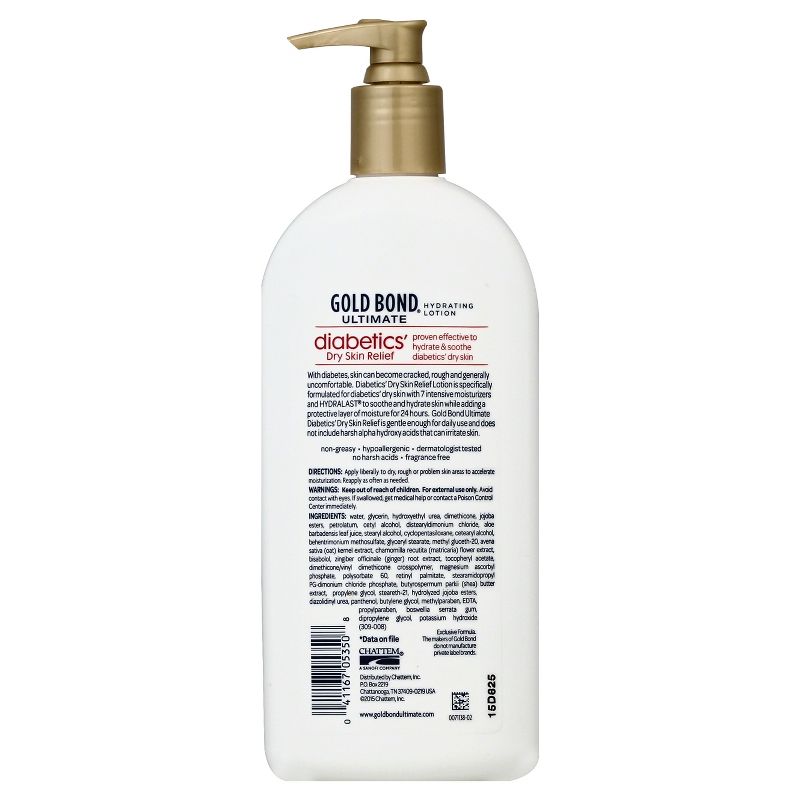 Unscented Gold Bond Diabetic Hand and Body Lotions - 13oz