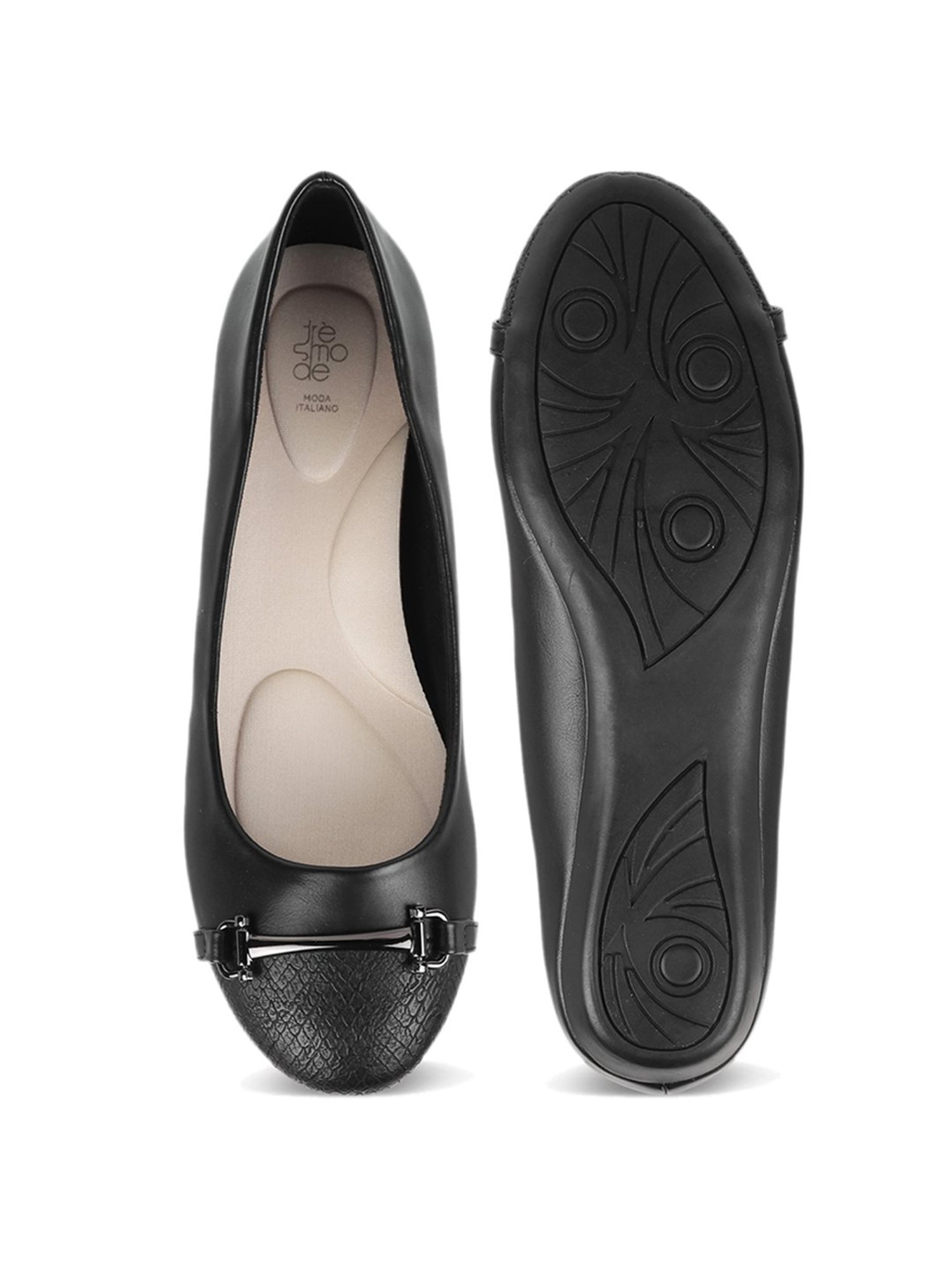 Tresmode Black Flat Ballets