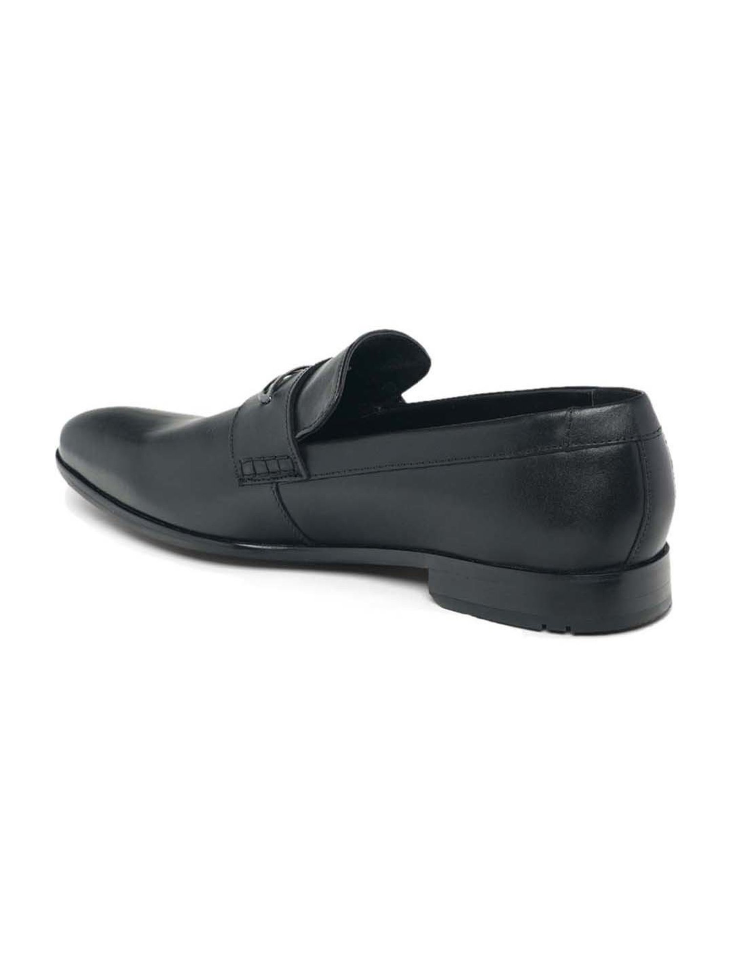 Ruosh Men's PRESTO Black Loafers