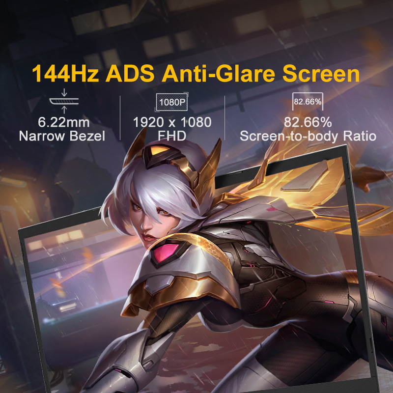 [Local Warranty] MAIBENBEN Gaming Laptops MaiBook P748 17.3" 144Hz Full HD IPS Anti-Glare 7nm AMD Ryzen 7 4000 Series 4800H Nvidia RTX 2060 32GB DDR4 3200MHZ RAM 1TB PCIe SSD WIFI 6 Windows 10 Home