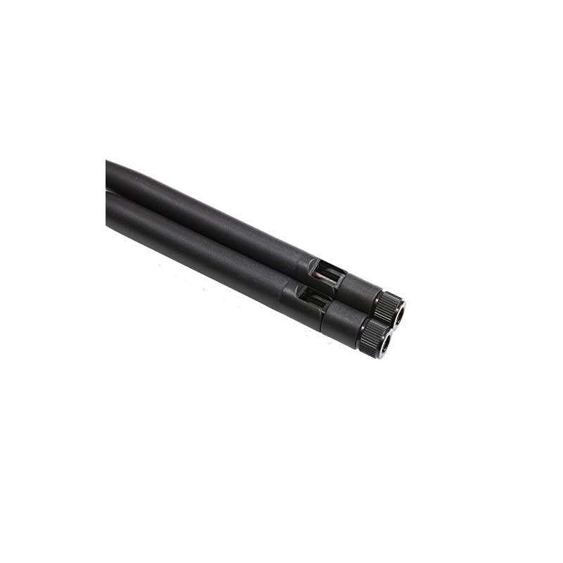 2 x 6dBi 24GHz 5GHz Dual Band WiFi RPSMA Antenna + 2 x 20cm UflIPEX Cable for Wireless Routers Mini PCIe Cards Network Extension Bulkhead Pigtail PCI WiFi WAN Repeater