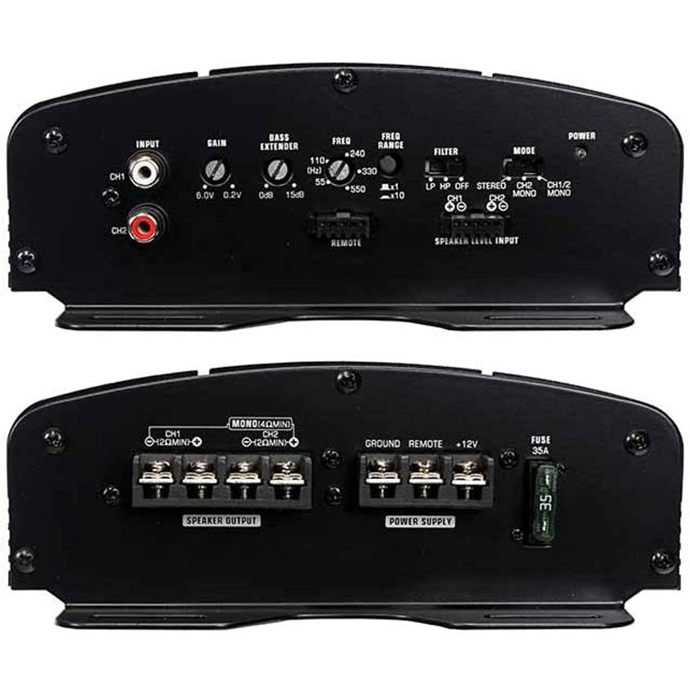 Audiopipe APCLE2002 Amplifier Audiopipe 1000 Watt 2 Channel
