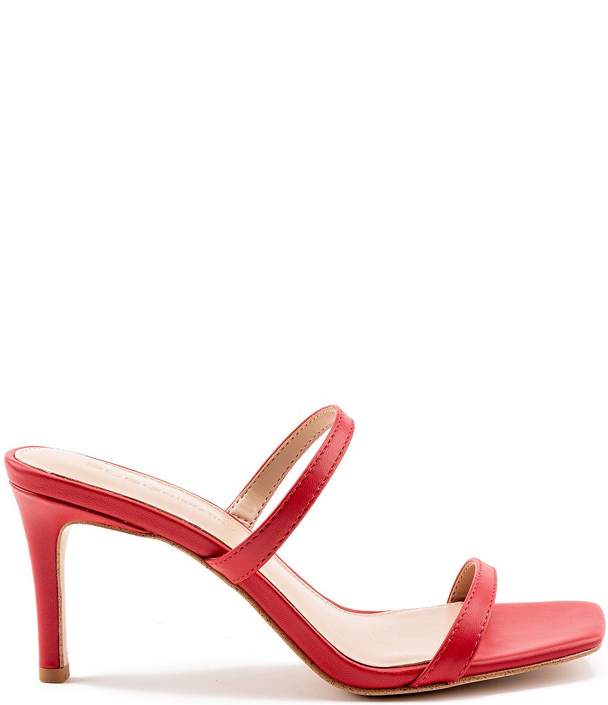 BCBGeneration Salin Leather Slide Dress Sandals