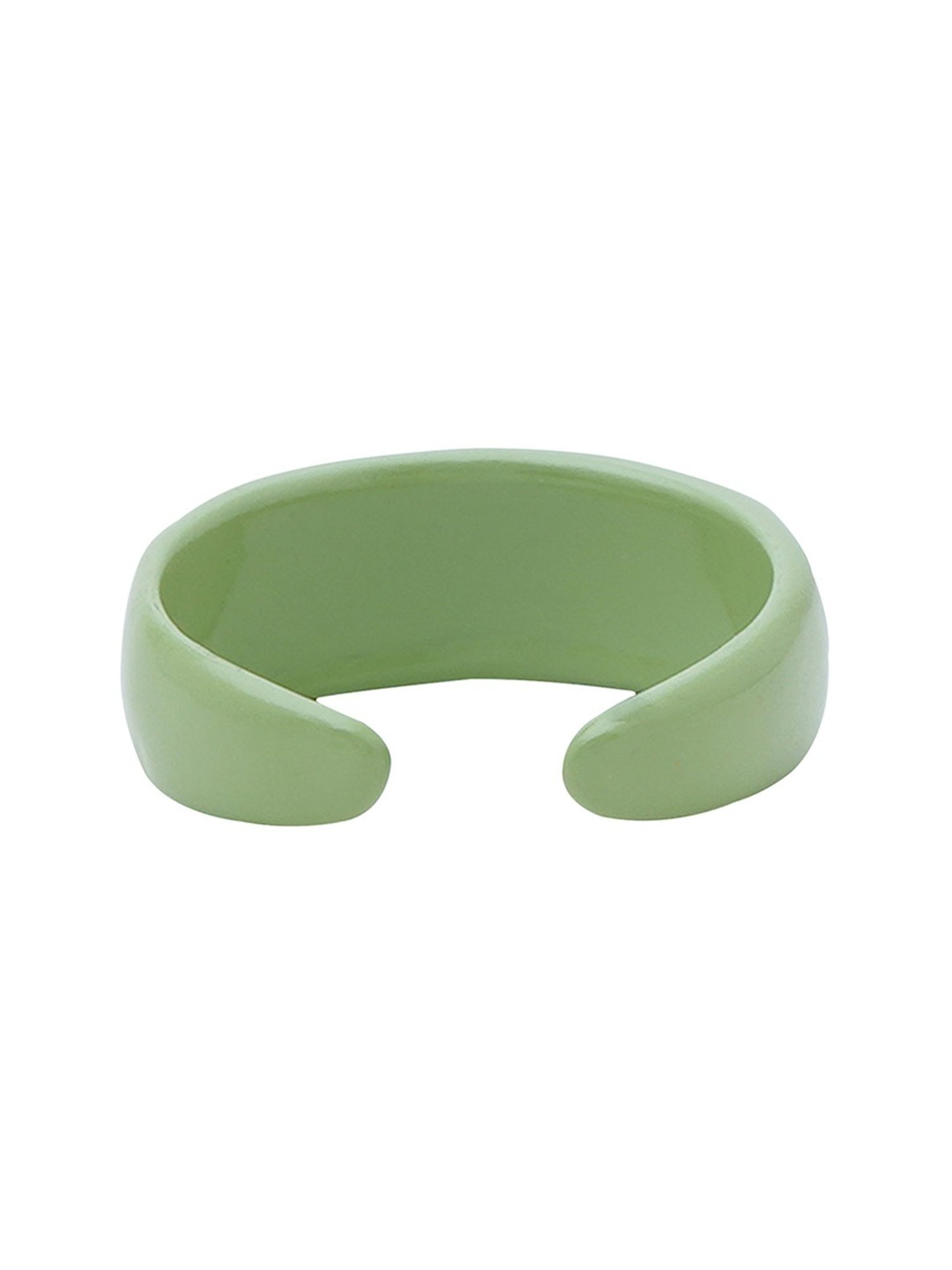 Joker & Witch Green Truffle Croissant Ring