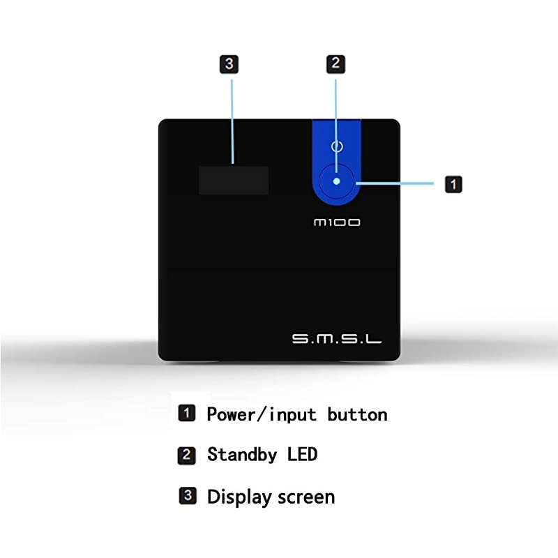 M100 USB DAC AK4452 DSD512 Coaxial Optical OTG 32Bit768kHz Hifi Audio Decoder Blue
