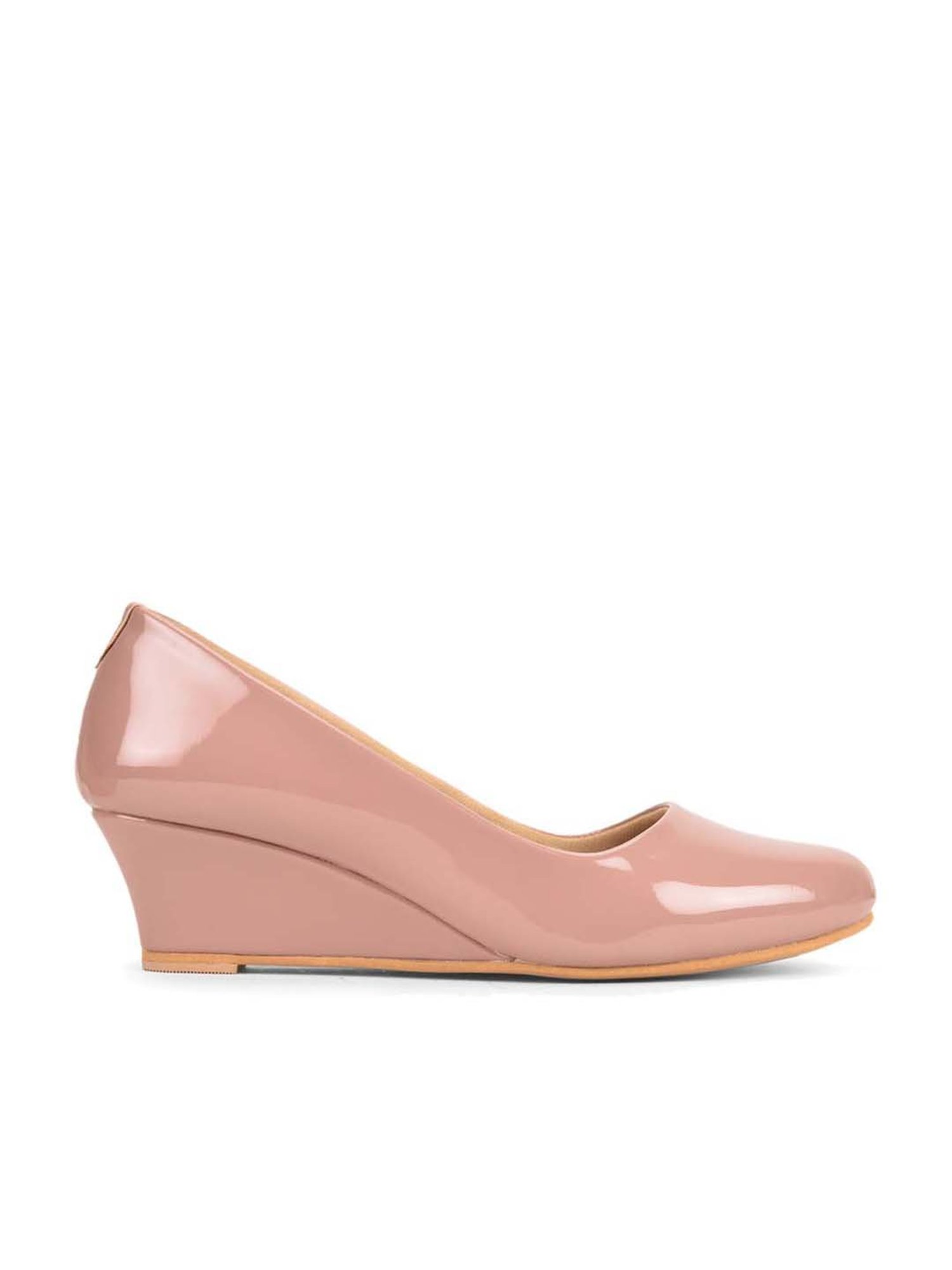 Salario Women's Nude Wedge Pumps