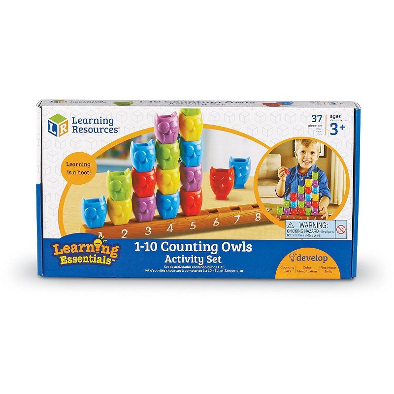 Learning Resources 1-10 Counting Owl Activity Set, 25 Piece Set, Ages 3+