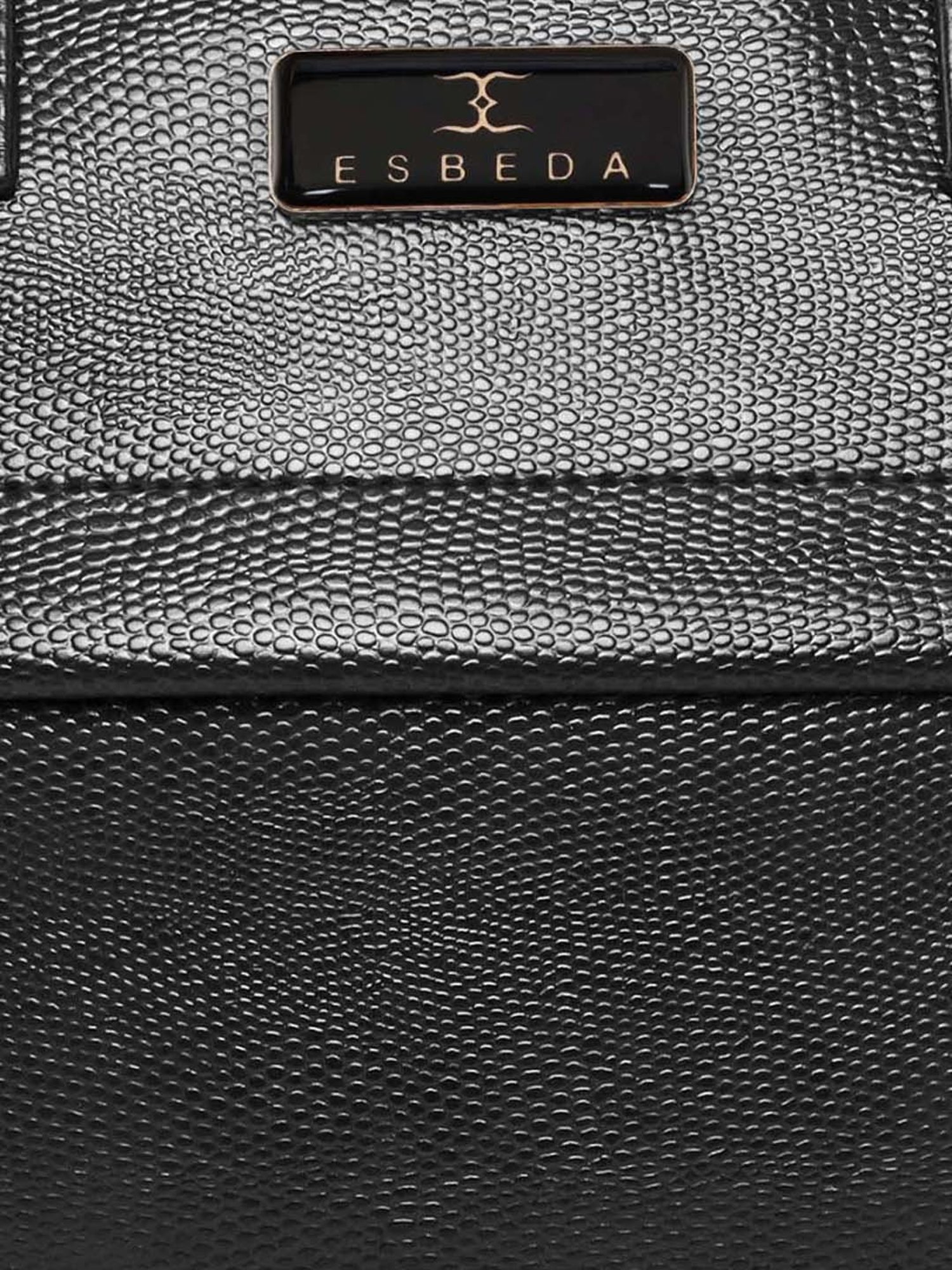 Baggit Brown PVC Solid Laptop Messenger Bag