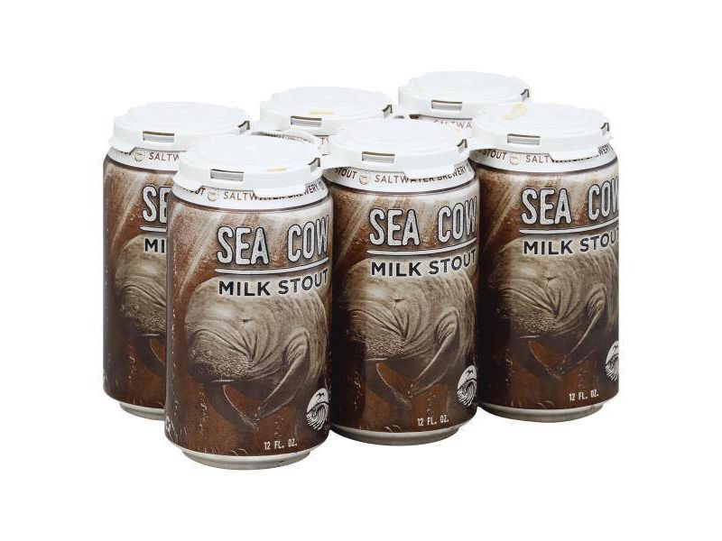 Saltwater Sea Cow Milk Stout Beer - 6pk/12 fl oz Cans