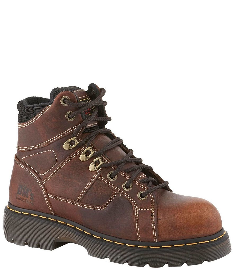 Dr. Martens Men's Ironbridge Industrial Water-Resistant Steel-Toe Work Boots