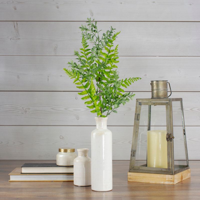 32" x 24" Artificial Palm Plant in Basket Stand - LCG Florals