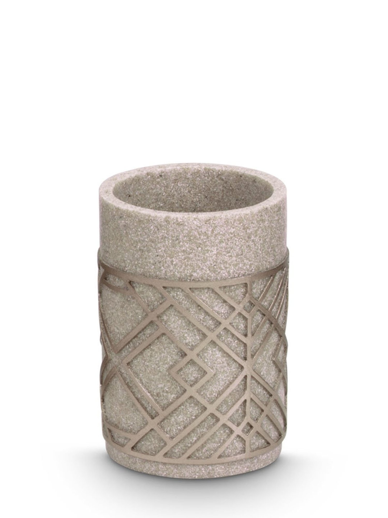 Freelance Brown Polyresin Set of 4 Bathroom Accessories