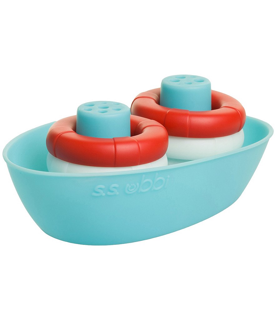 Ubbi Lighthouse Stacking Cups Bath Toy