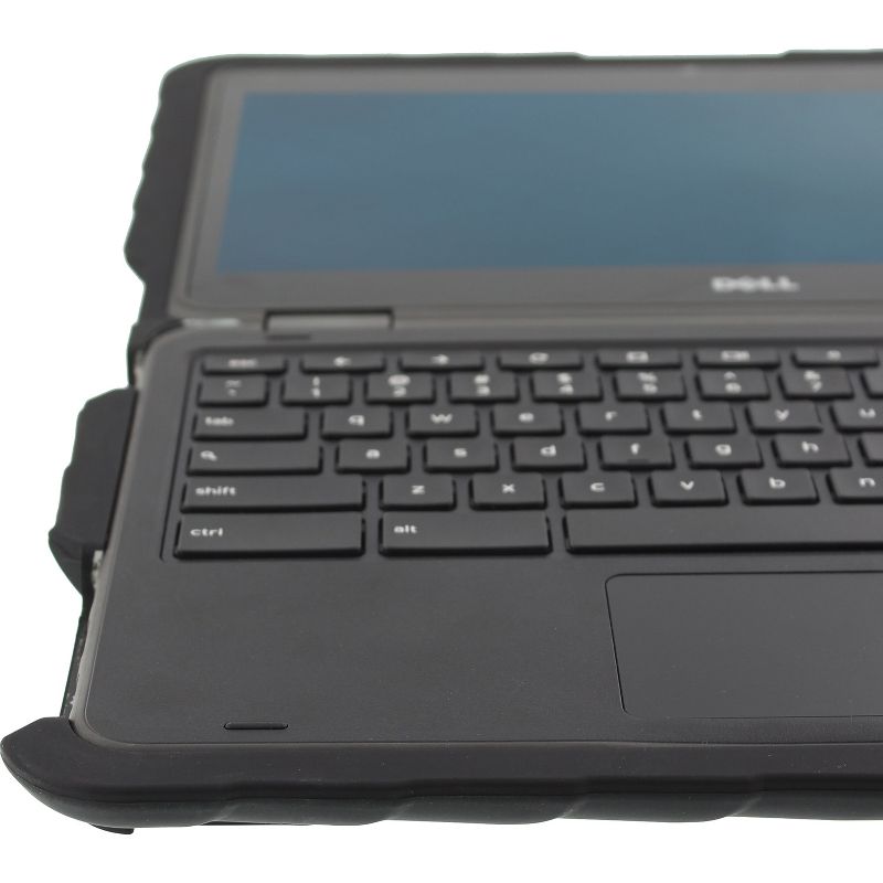 Gumdrop DropTech Dell 5190 2-in-1 Case - For Dell Chromebook - Black, Transparent - Shock Resistant - Polycarbonate, Silicone