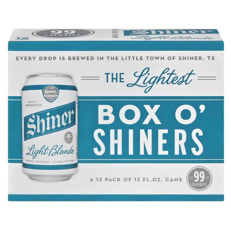 Shiner Light Blonde Beer - 12pk/12 fl oz Cans
