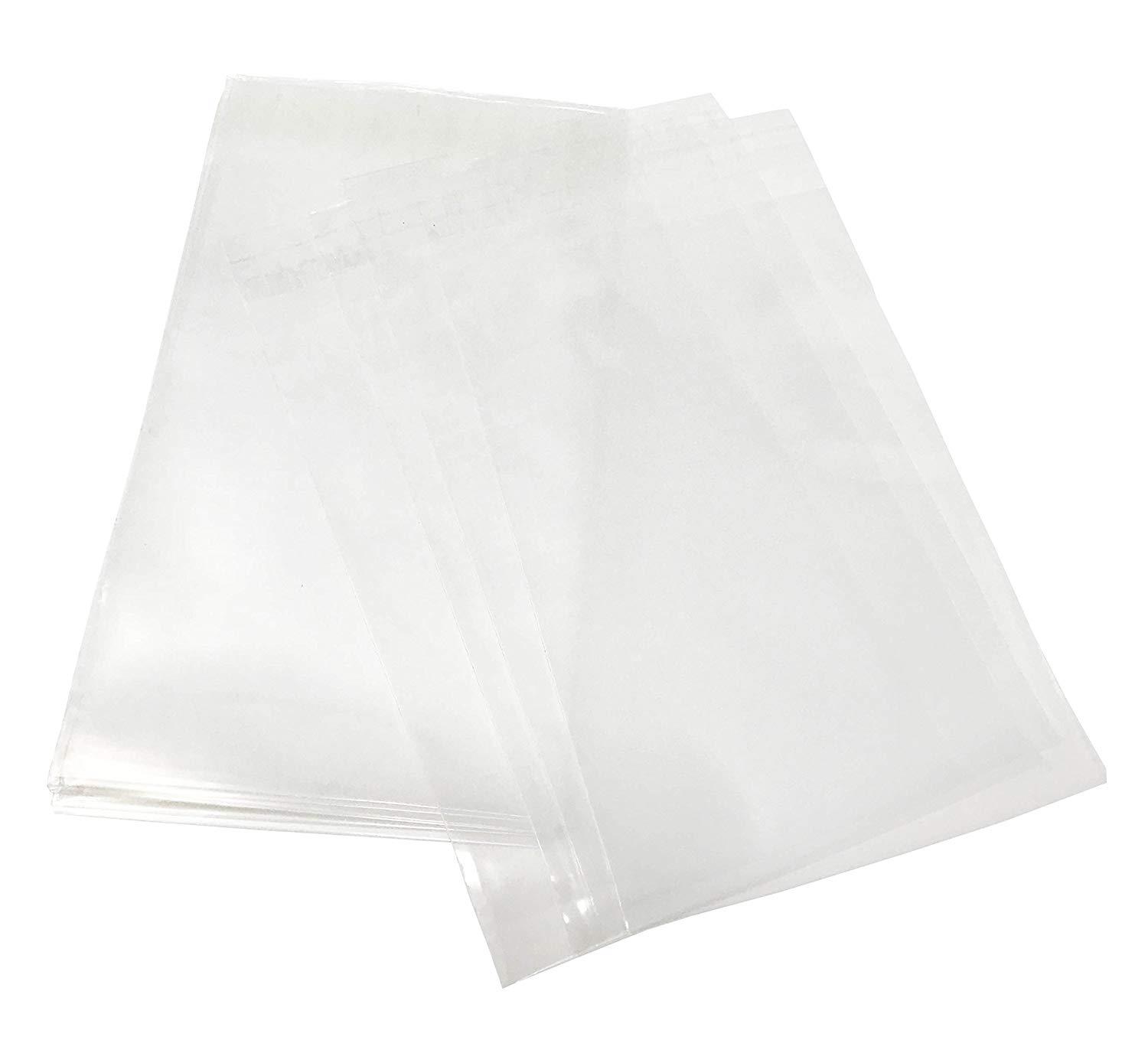 Shop4Mailers 14.5 x 19 Clear Plastic Self Seal Poly Bags 1.5 Mil (100 Pack)