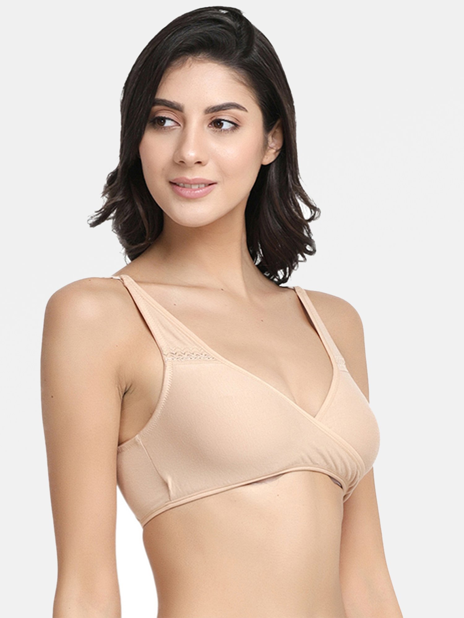 Inner Sense Multicolor Full Coverage Maternity Bra - Pack of 3