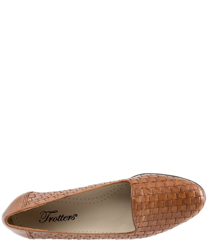Trotters Liz Woven Leather Loafers