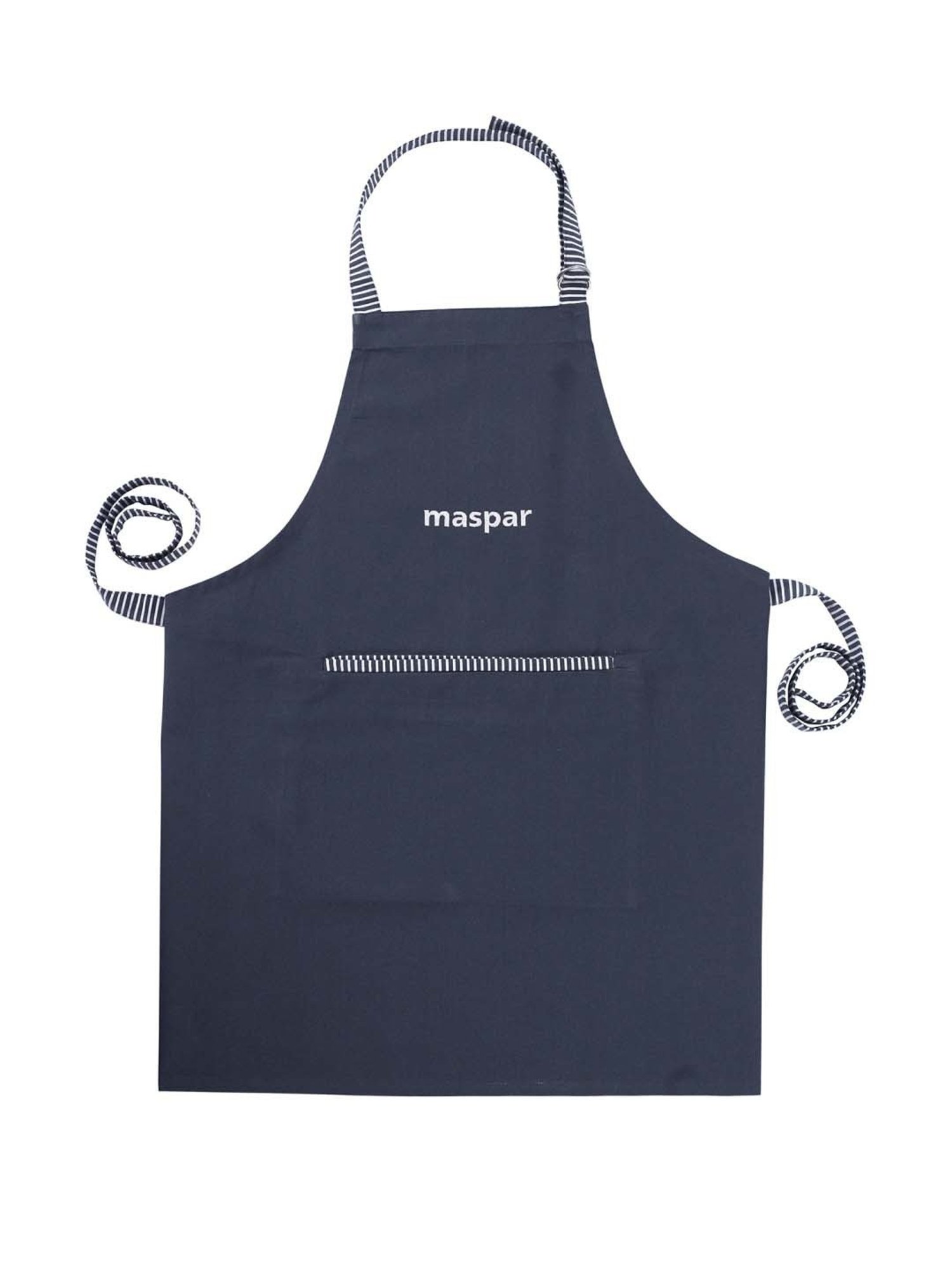 Maspar Navy 100% Cotton 225 GSM Apron - Single Piece