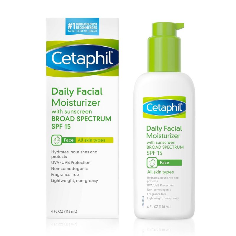 Cetaphil Daily Facial Moisturizer SPF 15 Unscented - 4oz