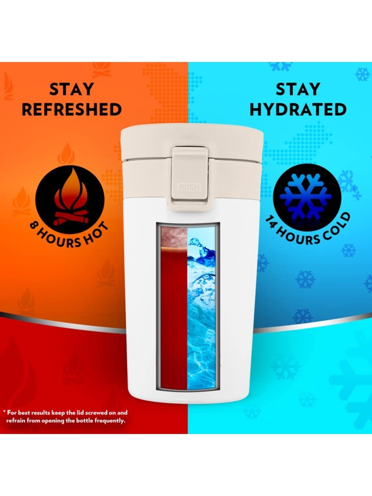 Borosil White Insulated Coffee Mug 300 ml