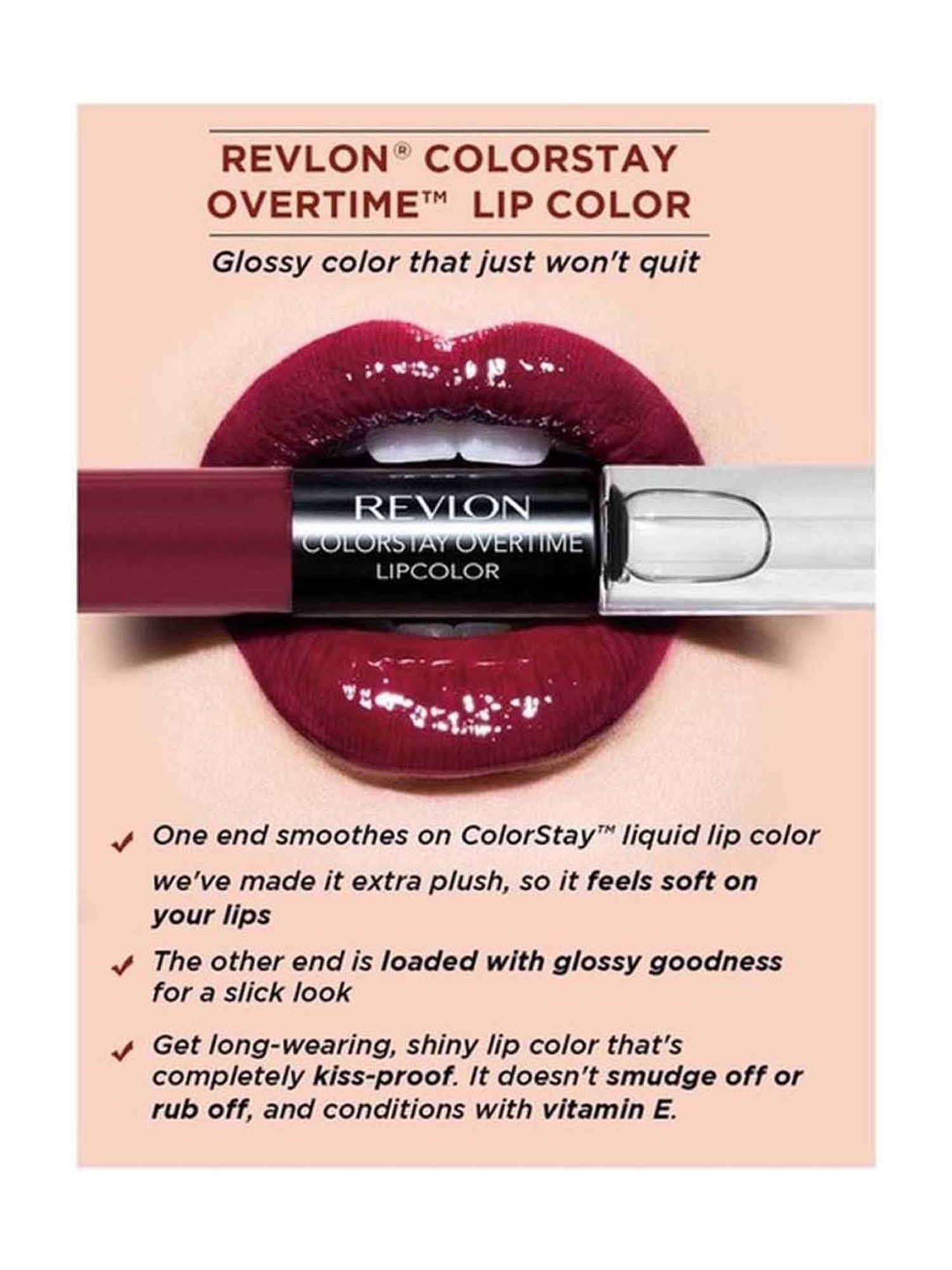 Revlon Colorstay Over Time Lip Color Unending Red - 4 ml