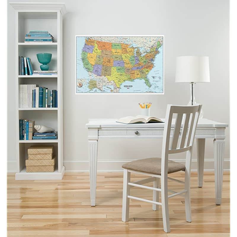 Usa Dry Erase Map Decal