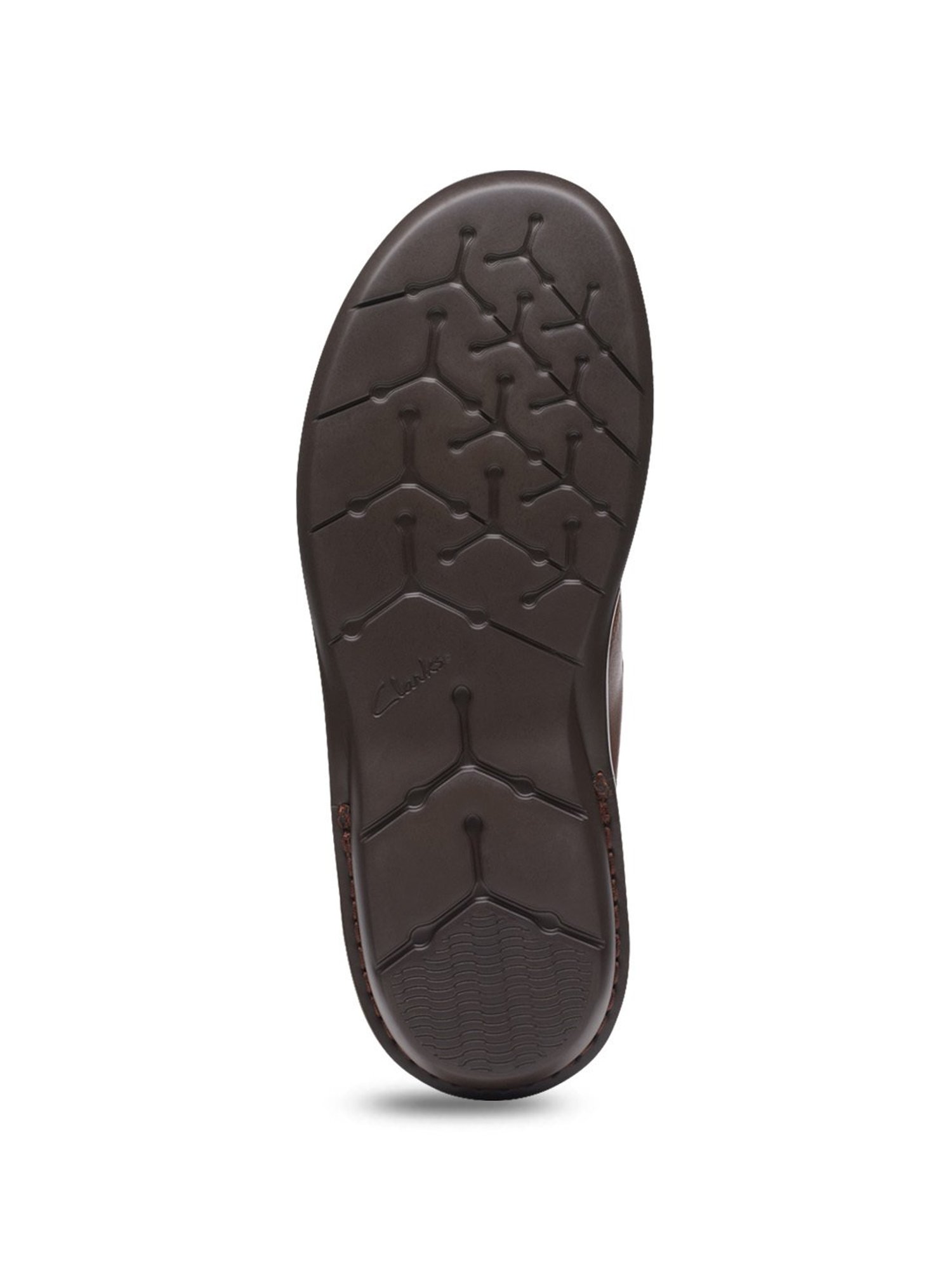 Clarks Men's Penryn Post Brown Thong Sandals