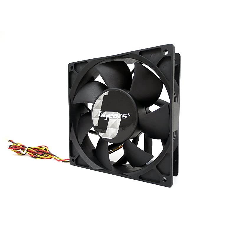 bBlaster 140x38 HiSpeed 5200RPM with 308CFM 2 Ball Bearing Fan Black