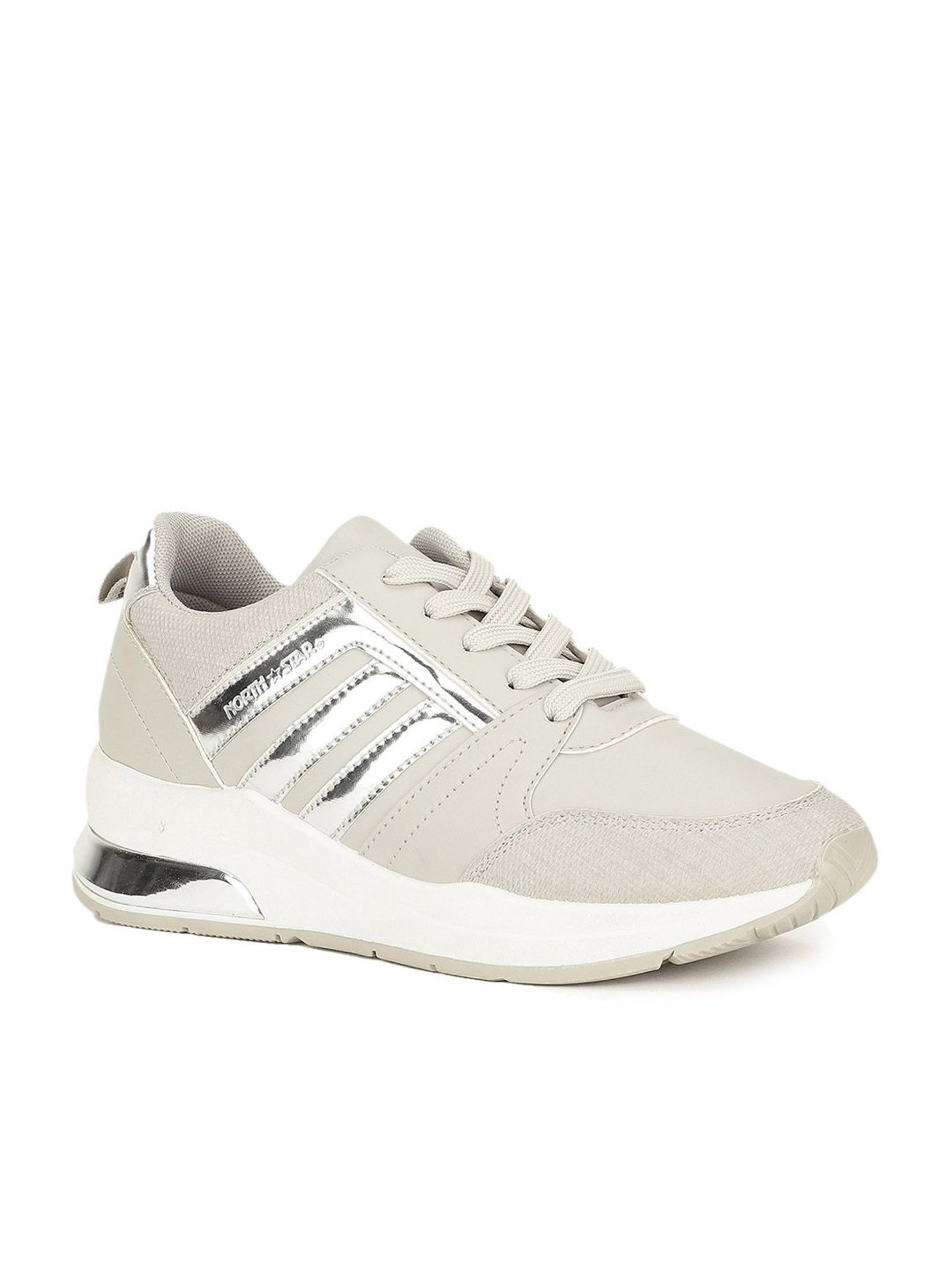 North Star by Bata Women's Grey Running Shoes