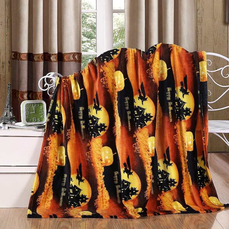 Avenie Citrus Fruits Blue Woven Throw Blanket - Deny Designs